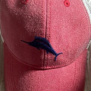 Tommy Bahama Red Cap with White Interior